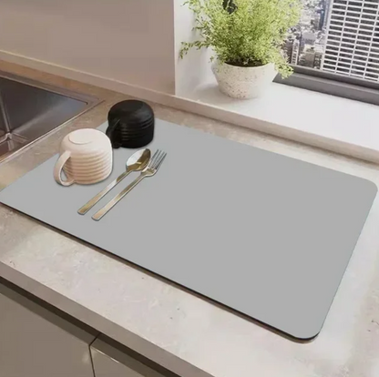 Super Absorbent Dish Draining Mat