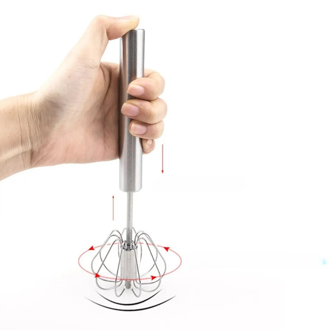 Semi-Automatic Push Whisk